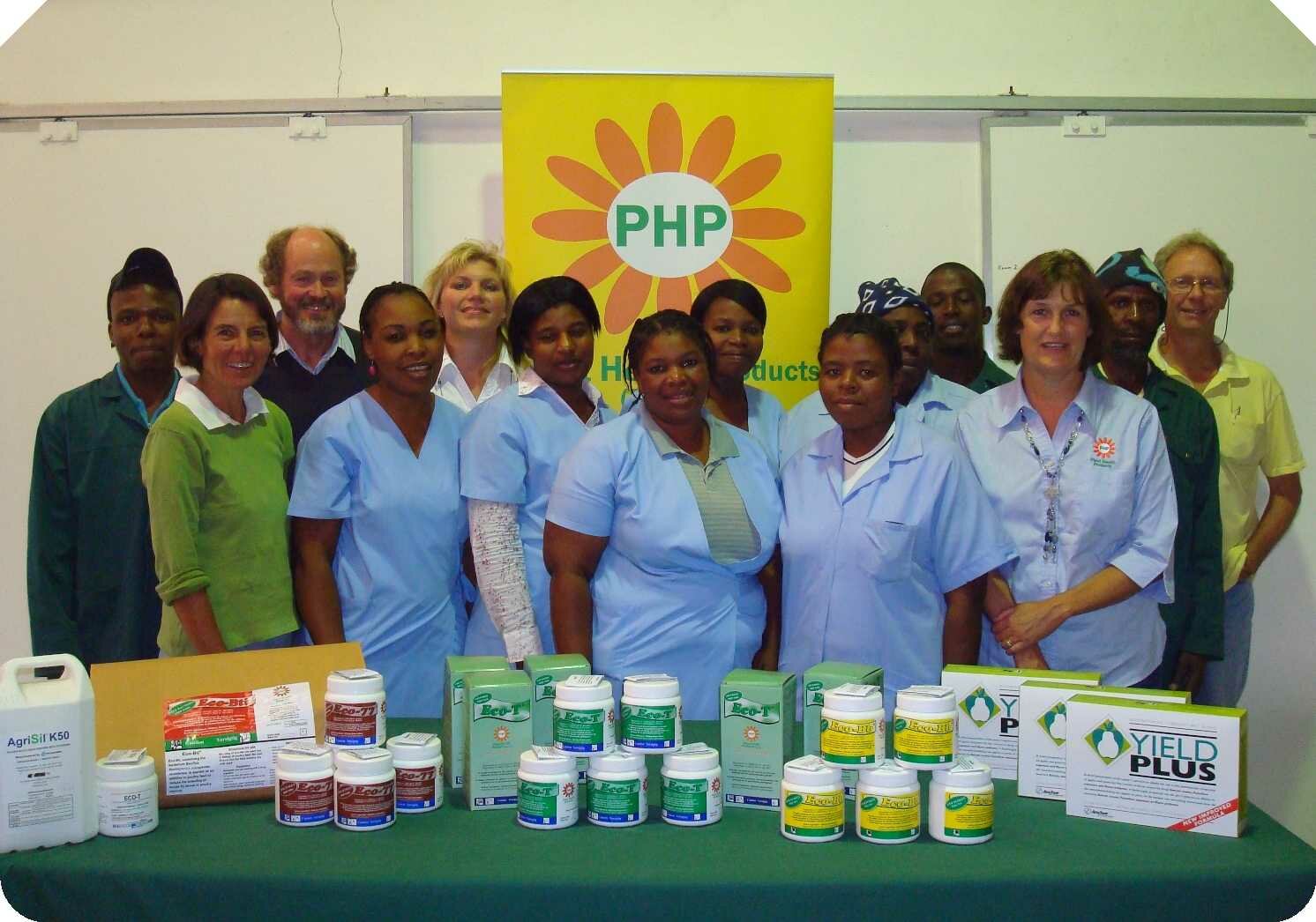 Some of the Plant health Products staff